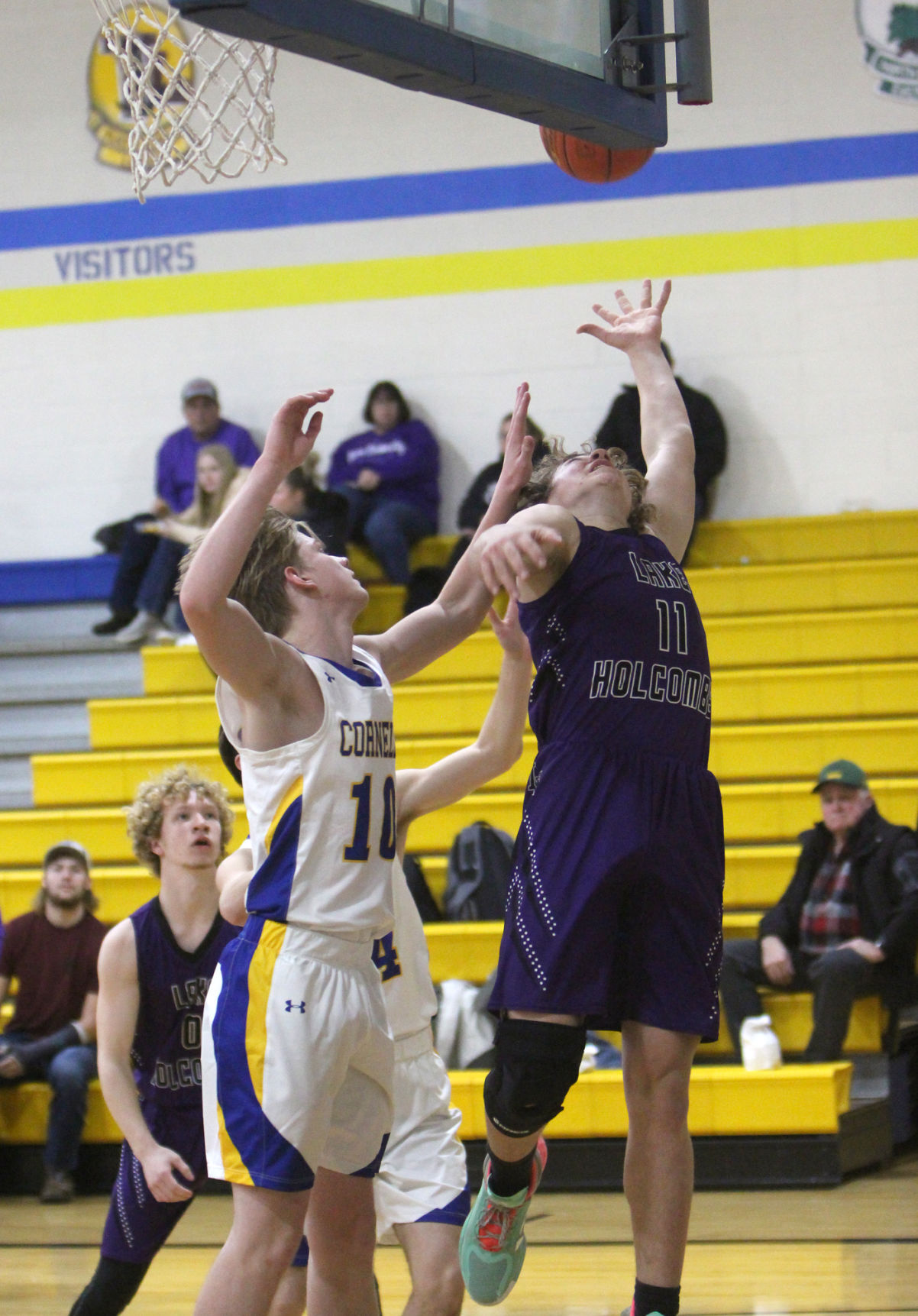 Lake Holcombe at Cornell boys basketball 1-14-22